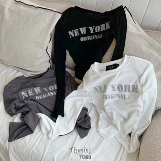 เสื้อแขนยาวปักอกNewYork