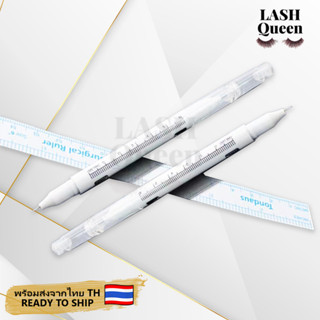 LASH QUEEN Marker pen for tattooing eyebrows ปากกามาร์กเกอร์สีขาวสําหรับสักคิ้ว 1 ชิ้น/ชุด 6160