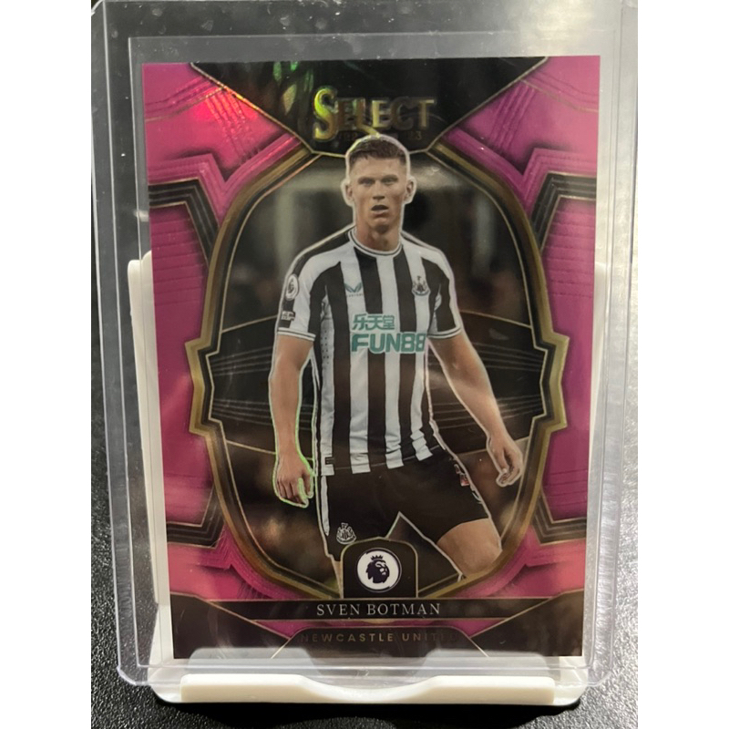 Sven Botman & Elliot Anderson /99 (Pink Parallel) - Panini Select Premier League 2022/23