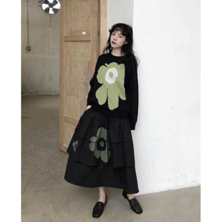 Coco Skirt กระโปรงลายดอกไม้ (พร้อมส่ง)