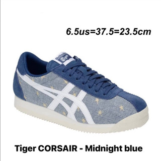 รองเท้าลำลองหญิง Onitsuka Tiger CORSAIR Midnight blue สียีนส์ลายดาว (1182A073-401) ของแท้💯% จาก Shop