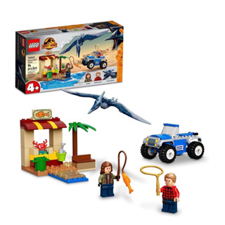 LEGO Jurassic World Pteranodon Chase 76943 Dinosaur Toy Set with 2 Minifigures and Buggy Car, Gift Idea for Kids