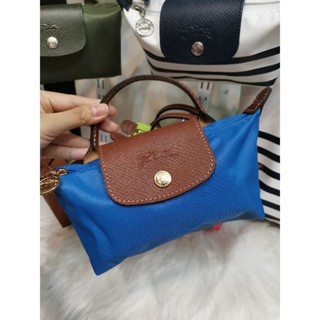 Longchamp lepliage pouch classic น้ำเงิน (พร้อมส่ง​)