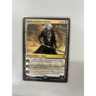 การ์ด MTG Sorin, Solemn Visitor Magic the gathering EDH รุ่น KTK สภาพ Nm