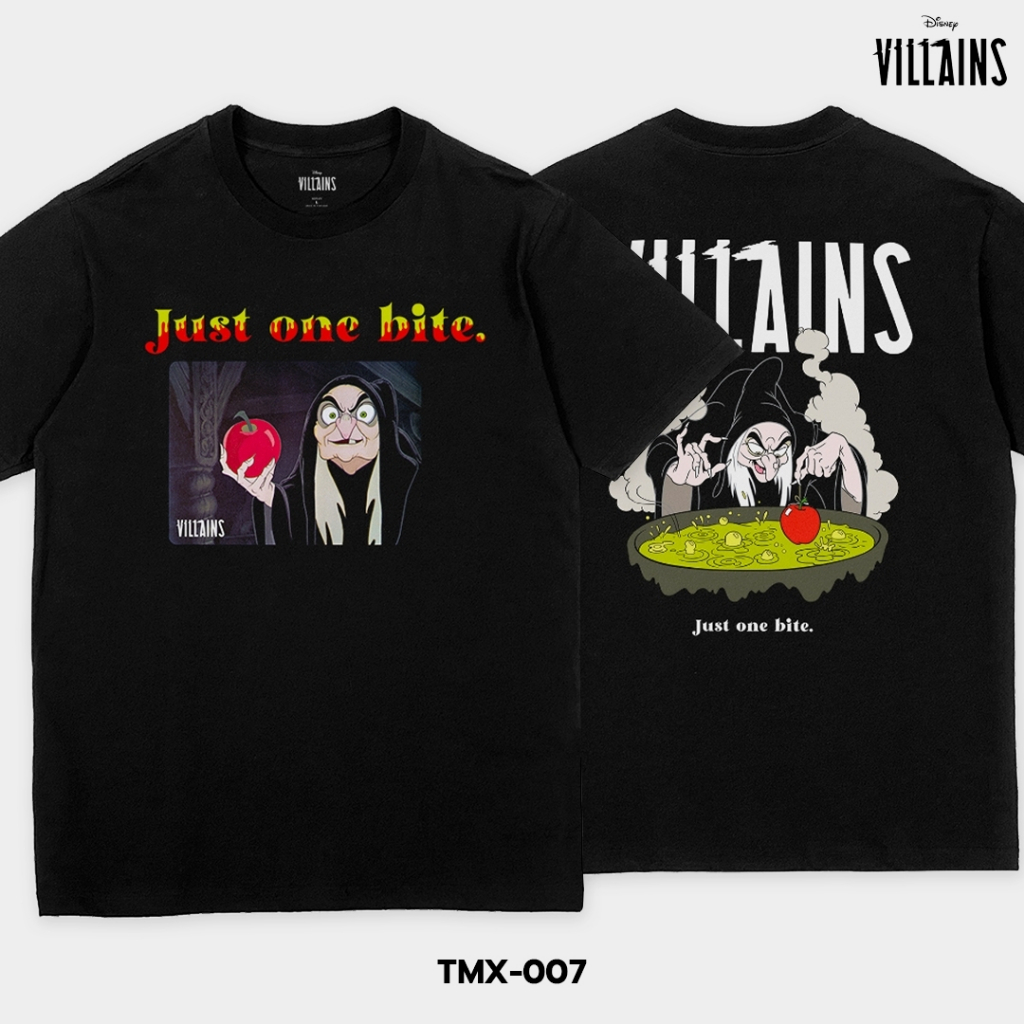 Power 7 Shop เสื้อยืดการ์ตูน "Villains" ลิขสิทธิ์แท้ DISNEY (TMX-007)