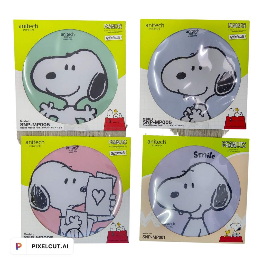 แผ่นรองเมาส์ (Mouse Pad) ลายสนูปี้ ยี่ห้อ Anitech