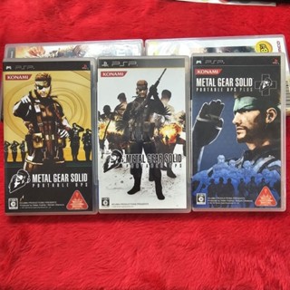 แผ่นแท้ PSP Metal Gear Solid Peace Walker/Portable Ops/Portable Ops Plus (ULJM 05630/ULJM 05193/ULJM 05573/ULJM 05261)