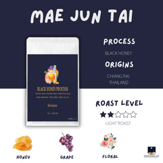 เมล็ดกาแฟคั่วอ่อน กาแฟแม่จันใต้  - Mae Jun Tai / Black Honey Process - Light Roast ( คั่วอ่อน ) by snoozeintheglumcoffee