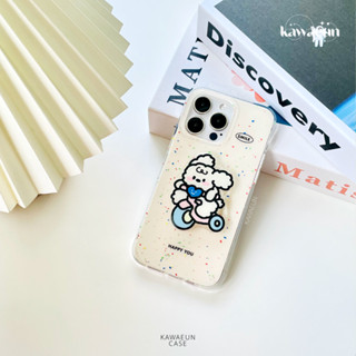 เคสลายhappy you + griptok น้องกระต่าย เคสไอโฟน พร้อมส่ง เคสสำหรับ IPHONE CASE 11-14PROMAX