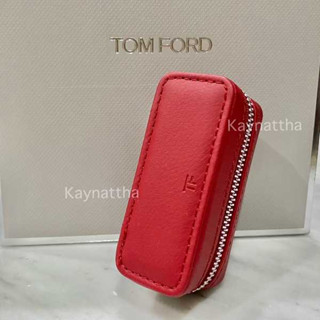 TOM FORD Lip Case สีแดง พร้อมกระจกในตัว