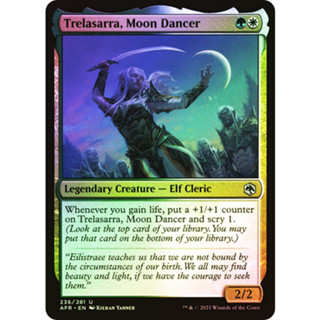 [MTG] Trelasarra, Moon Dancer [AFR] [MULTI] [UNCOM] [FOIL] [ENG] (การ์ดเมจิค / Magic the Gathering)