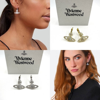 Vivienne Westwood earrings วิ้งมาก ออกงาน แบบห้อย วิเวียน ต่างหู ของแท้ เงิน ทอง ของขวัญ ผู้หญิง