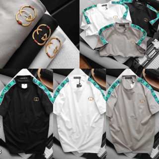 เสื้อยืดแขนสั้น GUCCI 🤎🤍🖤Unisex 👱🏻‍♂️👩🏼‍🦰 cotton 💯 ผ้านุ่ม ใส่สบายตัว พร้อมส่งจากไทย 🚚 ร้านค้าจัดส่งไว