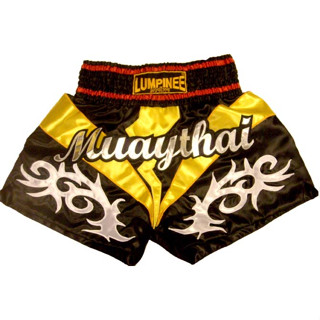 งานสั่งตัด กางเกงมวยไทย แต่งลายTattoo+สีตามแบบ ติด Muaythai ผ้าดีใส่ทน