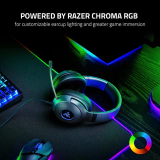 Razer Kraken V3 X USB - หูฟังเกมมิ่ง ไดรเวอร์ขนาดใหญ่ 40mm HyperClear Cardioid