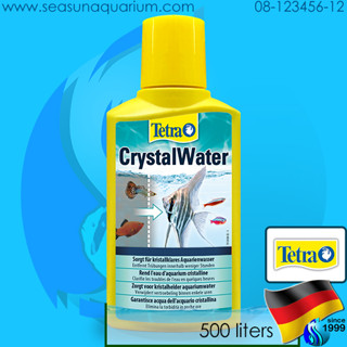 Tetra CrystalWater 250ml น้ำยาทำน้ำใส แก้น้ำขุ่นมัว ห้ามใช้กับน้ำทะเล หรือ สัตว์ไม่มีกระดูกสันหลังทุกชนิด