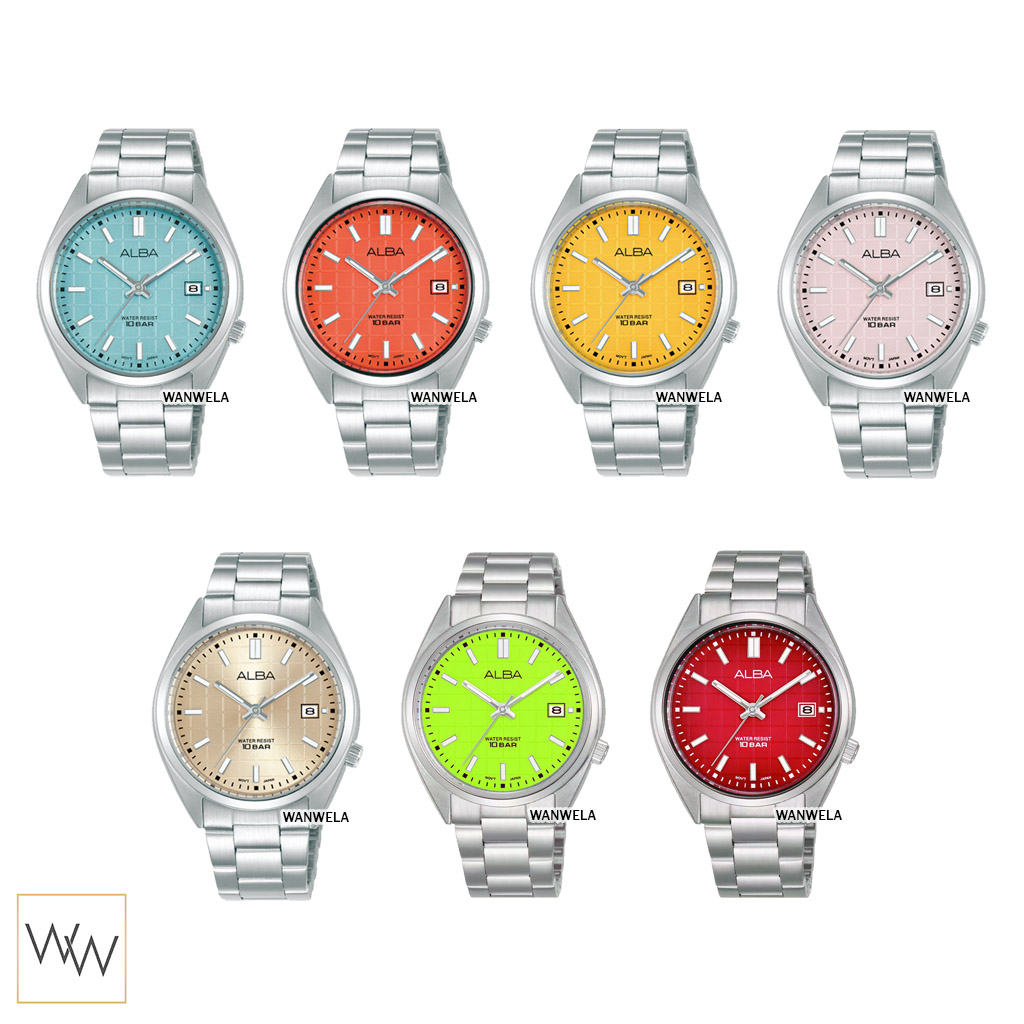 ของแท้ นาฬิกาข้อมือ ผู้หญิง New ALBA Gelato Quartz 36มม.