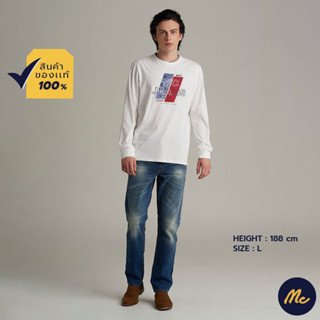 Mc JEANS เสื้อยืดแขนยาวผู้ชาย MTTZ64810