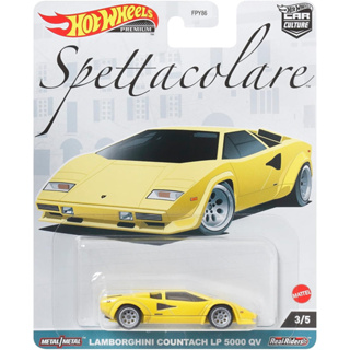 รถเหล็ก HOTWHEELS Premium Car Culture Spetta Collare - Lamborghini Countac LP 5000 QV (HWP2023_#HKC47)