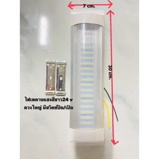 ไฟเพดานในเก๋งแสงสีขาวใช้ได้ทั้งไฟ12/24โวล