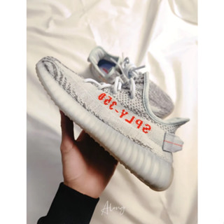 adidas originals Yeezy Boost 350 V2 "Blue Tint" ของแท้ 100%