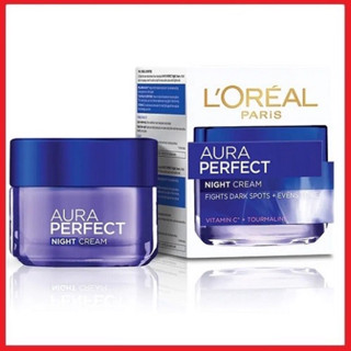 Loreal Aura Perfect Night Cream 50ml ลอรีอัล ออร่า เพอร์เฟ็คท์ ไนท์ ครีม 50มล.