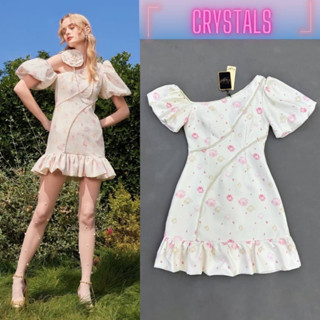 ราคาถูกที่สุด!! Crystals(คริสตัล) 30123 Pearl Shoulder MiniDress