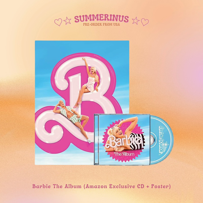 Barbie 💖 The Album 🛼 Exclusive CD+Poster (🩵)