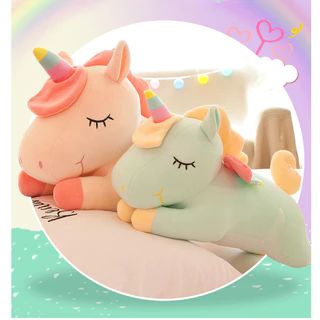 COD ตุ๊กตายูนิคอร์น ตุ๊กตานุ่มนิ่ม 53/30cm นุ่มและน่ารัก ของขวัญวันเกิด ของเล่นสําหรับเด็ก ตุ๊กตา
