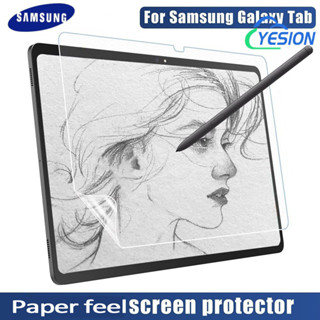 For Samsung Tab Like Paper  ตัวป้องกันหน้าจอ สำหรับ Samsung  Galaxy Tab S6 lite P610 P615 S7 S8 S7 FE/ S7+/S8+ Tab A8 10.5  Film Screen Protector