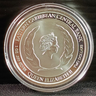 2019 Montserrat Silver Emerald Isle 1oz. Coin