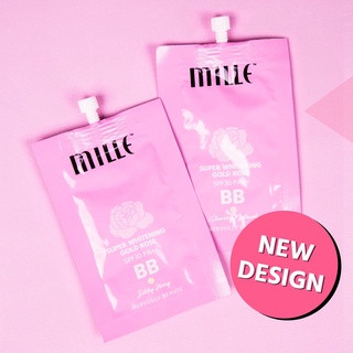 Mille Super White Gold Rose BB Cream SPF30/PA++ บีบีครีมส่วนผสมของทองคำบริสุทธิ์ ช่วยชะลอการเกิดริ้วรอย