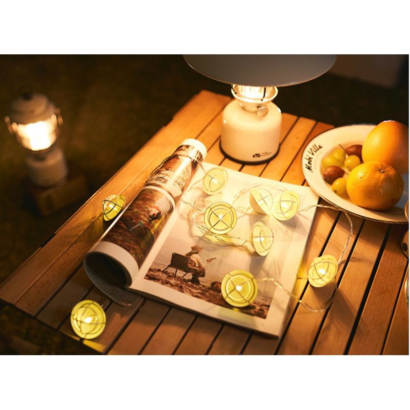 Mobi garden พวงไฟประดับ ไฟตกแต่งเต็นท์แบบใส่ถ่าน Outdoor atmosphere string lights