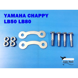 YAMAHA CHAPPY LB50 LB80 REAR SPROCKET BOLT and SPACER SET  // น็อตสเตอร์หลัง ครบชุด