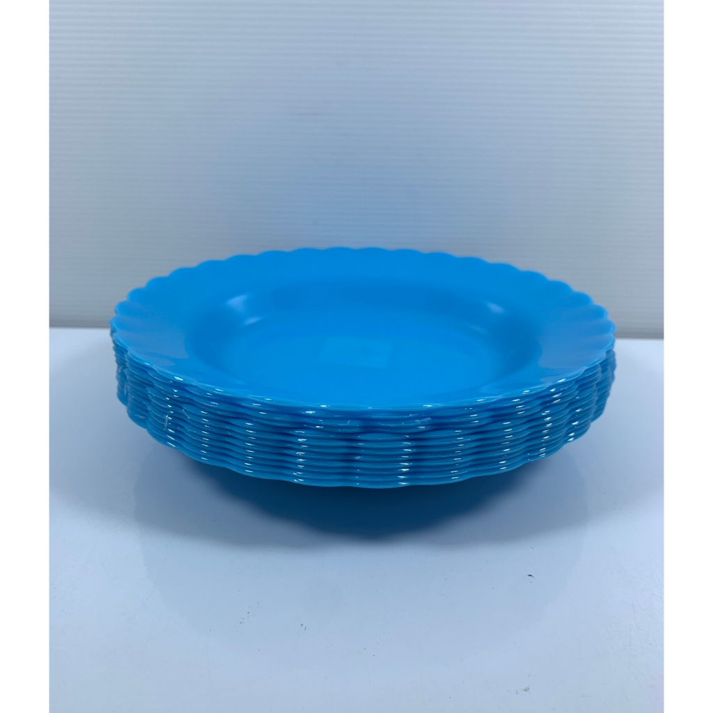 จานสีพลาสติก No.0031 sn 8 นิ้ว มี3สี ยกโหล12ชิ้น - รูปที่ 7