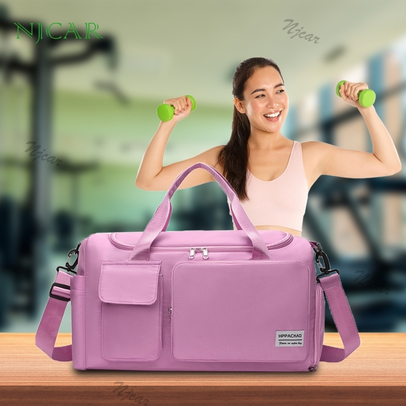 NJCAR BAG กระเป๋าเดินทาง 8011B สะพายได้ หิ้วได้ ขนาดใหญ่ จุของได้เยอะ กันน้ำ