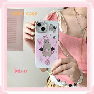 🎁ส่งของขวัญ🎁เคสไอโฟน สำหรับ 11 13 for iPhone Case 14 12 Pro Max น่ารัก การ์ตูน กระต่าย กันกระแทก ปกป้อง เคสโทรศัพท์