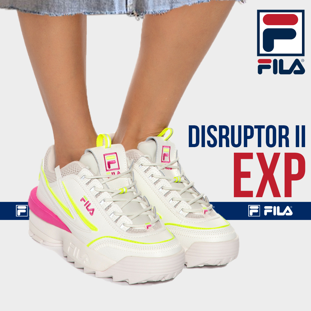 Fila รองเท้าผ้าใบ รองเท้าผู้หญิง W Disruptor 2 EXP CG 5XM01765-111 (3290)