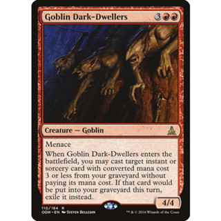 [MTG] Goblin Dark-Dwellers [OGW] [RED] [RARE] [NORMAL] [ENG] (การ์ดเมจิค / Magic the Gathering)