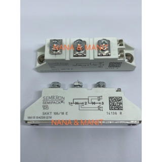 SKKT106/18E Thyristor Modules 106A 1800V