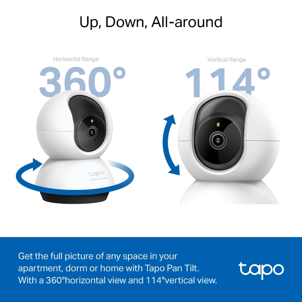 ปรับราคาลง.. TP-Link Tapo C220 4MP 2K QHD ที่คมชัดเป็นพิเศษWi-fi Wireless IP Camera ด้วยระบบ Night Vision ขั้นสูง- 2 ปี