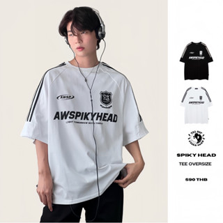 THEBOY-SPIKY HEAD OVERSIZE STREET STYLE เสื้อยืดสตรีทสไตล์