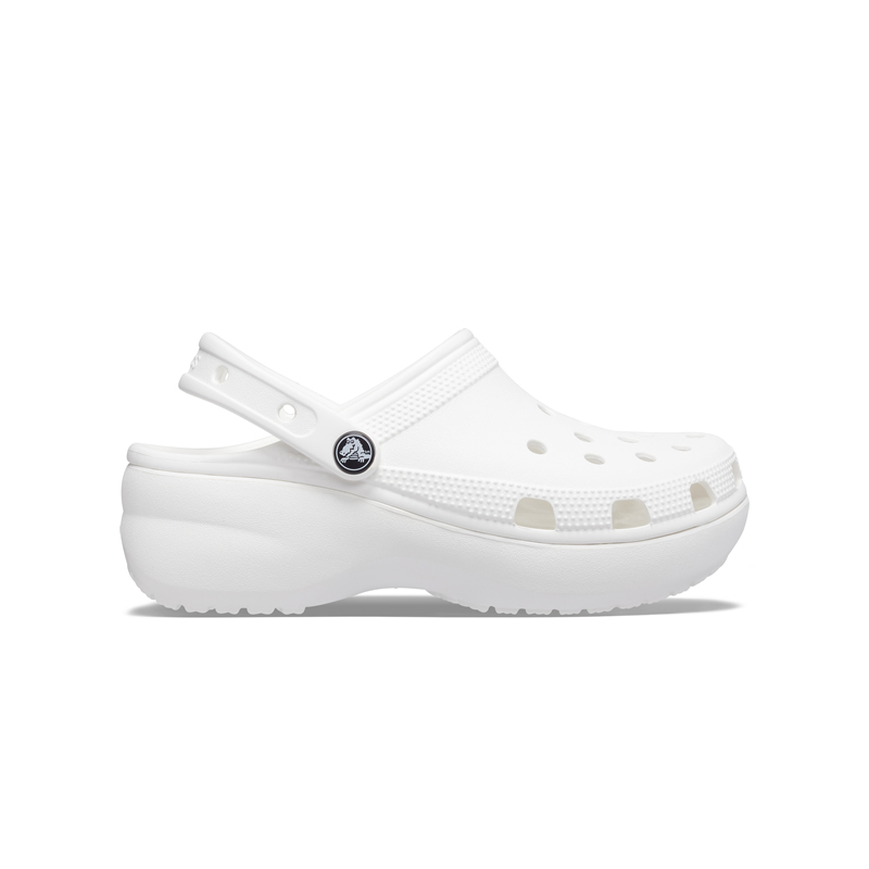 Crocs Classic Platform Clog สีขาว ฮิตสุด แรงสุด รองเท้า ครอคส์ ผู้หญิง พื้นหนา