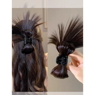 Half Hair กิ๊บหนีบปลอม กิ๊บหนีบผมครึ่งหัว เสกผมสวย ผมดูหนา ดูมีวอลลุ่ม แฮร์พีช