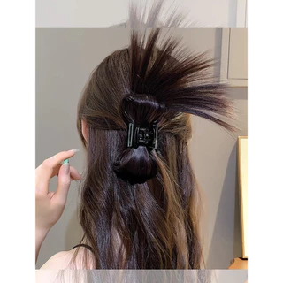 Half Hair กิ๊บหนีบปลอม กิ๊บหนีบผมครึ่งหัว เสกผมสวย ผมดูหนา ดูมีวอลลุ่ม แฮร์พีช