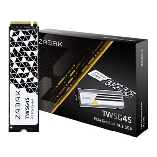 512GB / 1TB / 2TB SSD (เอสเอสดี) ZADAK TWSG4S M.2 PCIe Gen4 x4 SSD speeds at 7,400 and 7,000 MB/s