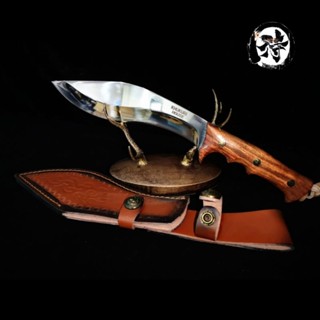 เดนป่า​ [KH-Khan Horse Dog Leg] (Sharp Nepalese machete) วัสดุ​ใบ:D2​