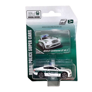 Majorette Bentley Continental GT V8 S Dubai Police Super Cars รถตำรวจดูไบ