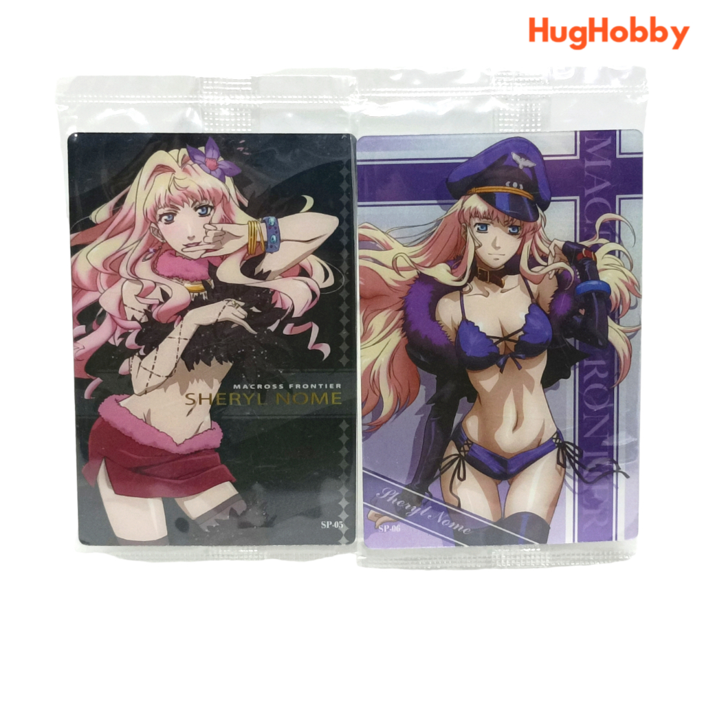 [Set of 2] Bandai Macross Frontier SPECIAL CHOCO Card 'Sheryl Nome B Set' (SP-05 / SP-06) Unopened