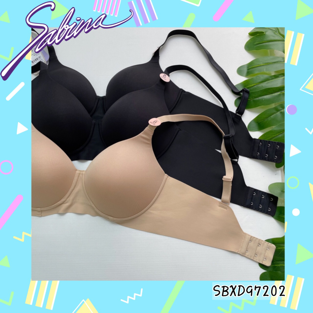 ￼SABINA BRALESS เสื้อชั้นใน Invisible Wire (ไม่มีโครง) รุ่น Perfect Bra รหัส SBXD97202CD สีเนื้อเข้ม